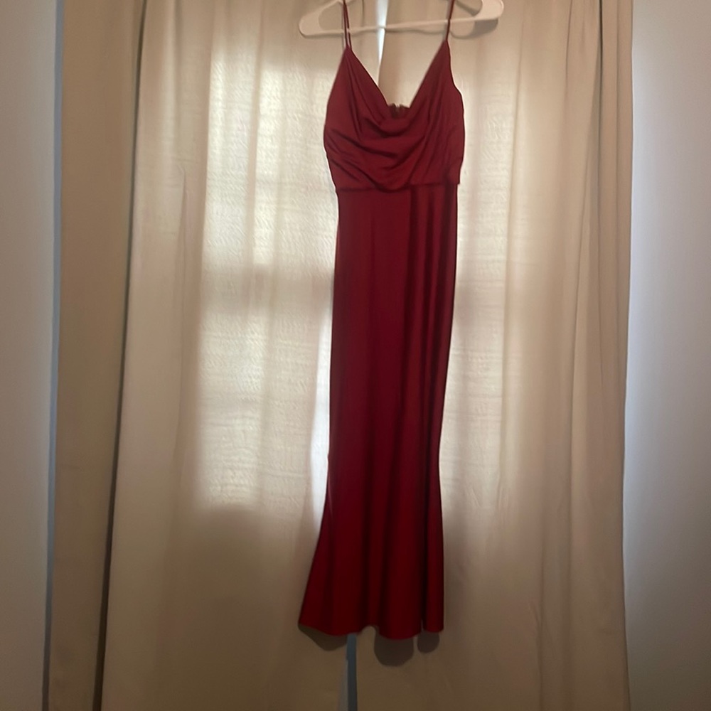 Bari Jay Dress size small red/wine red